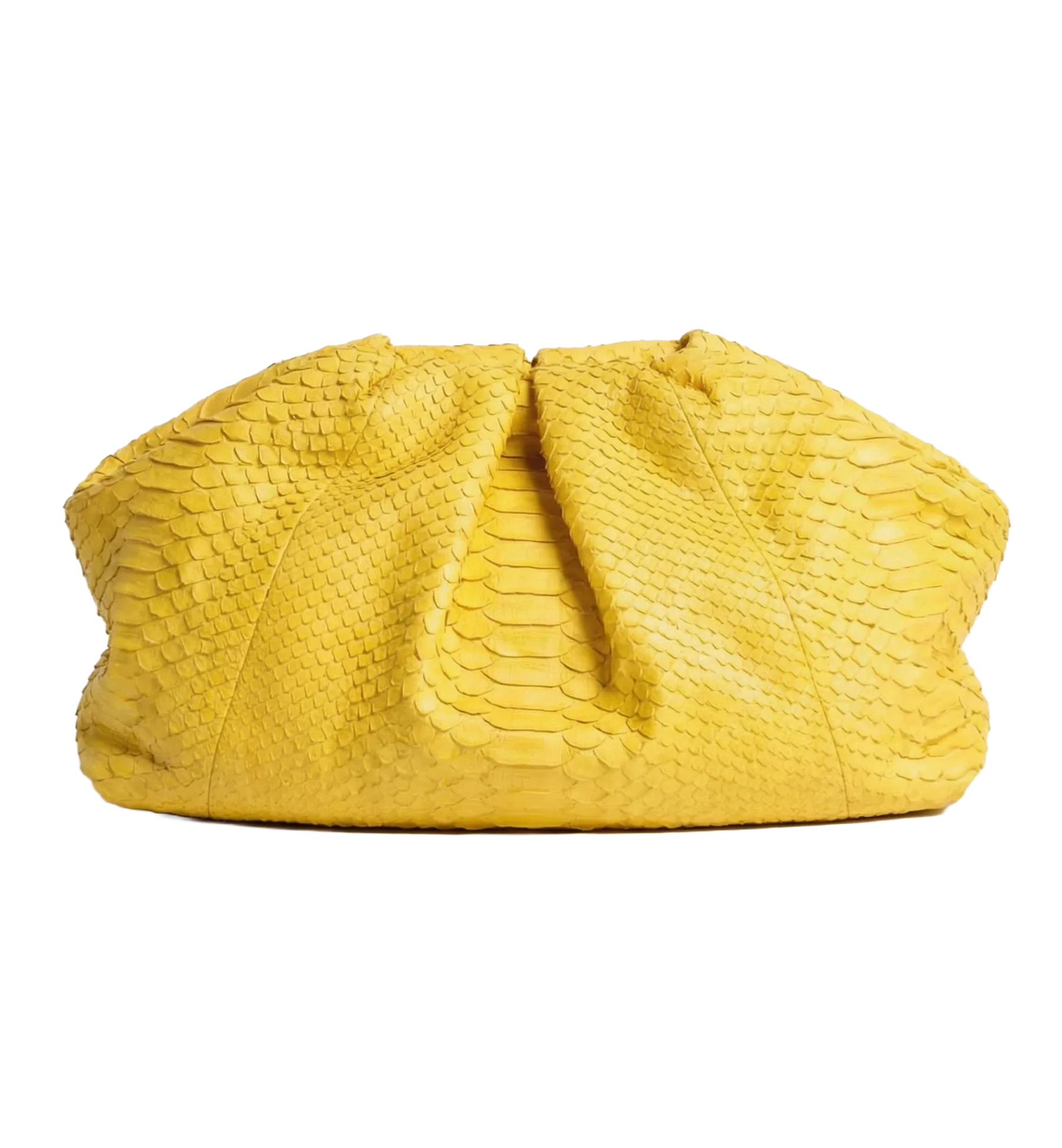 CECILEHOB Pouch Python Yellow