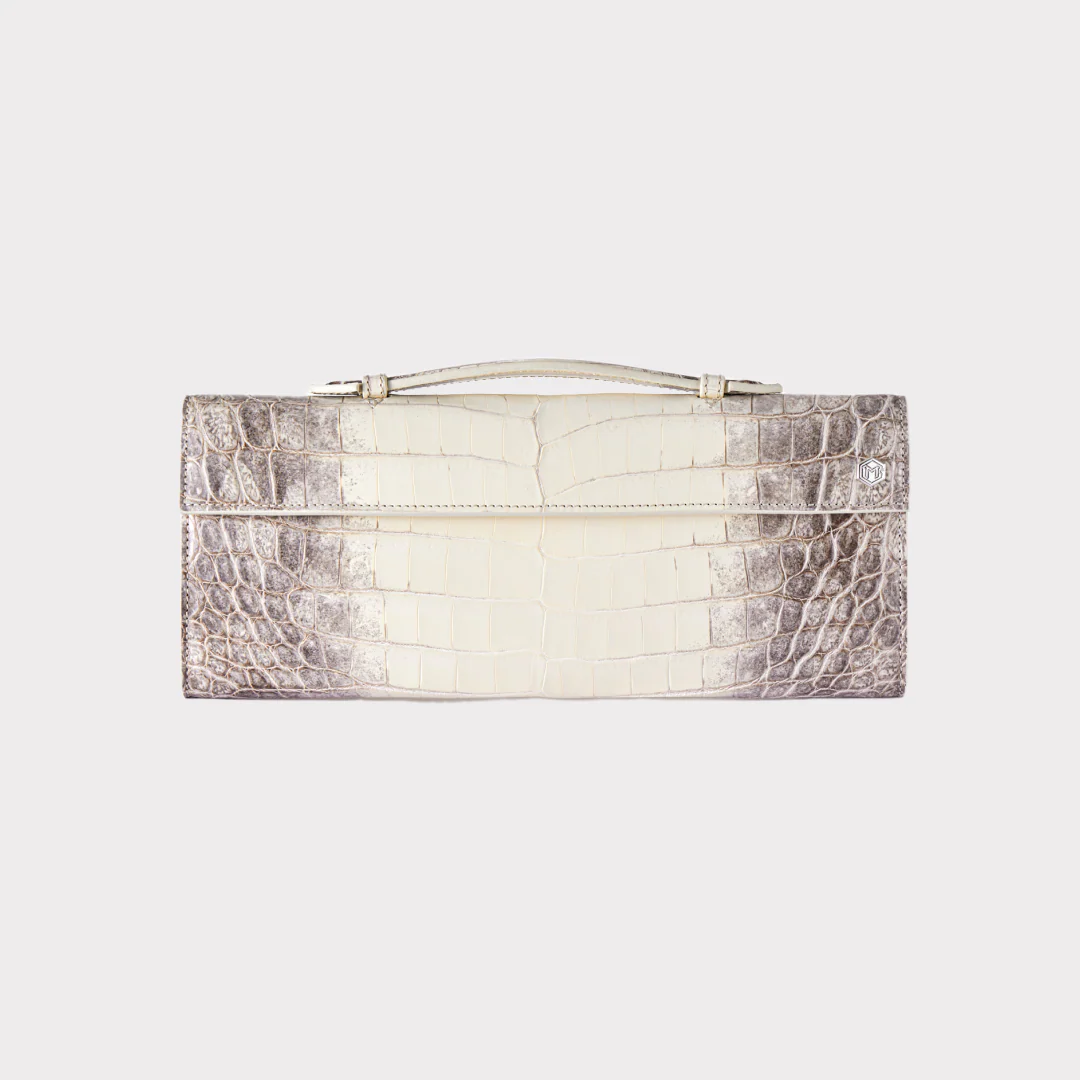 Marina De Golle Clutch Croco Himalayan